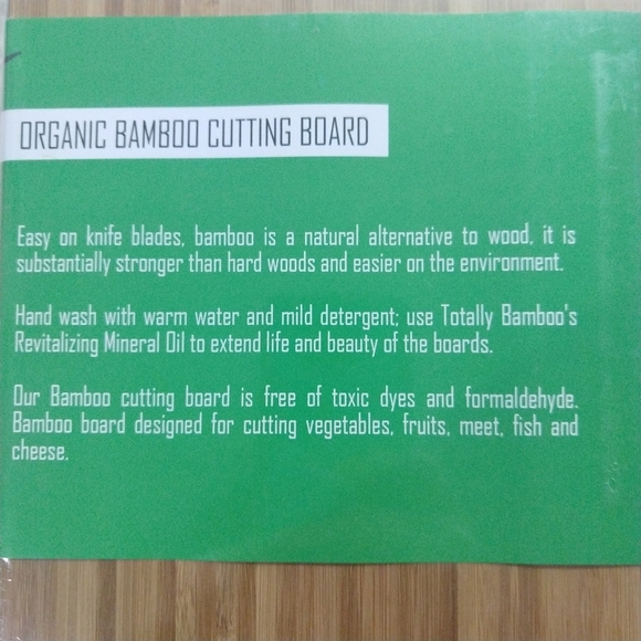 XL Bamboo Cutting Board Organic Eco & Life - Picture 7 of 14
